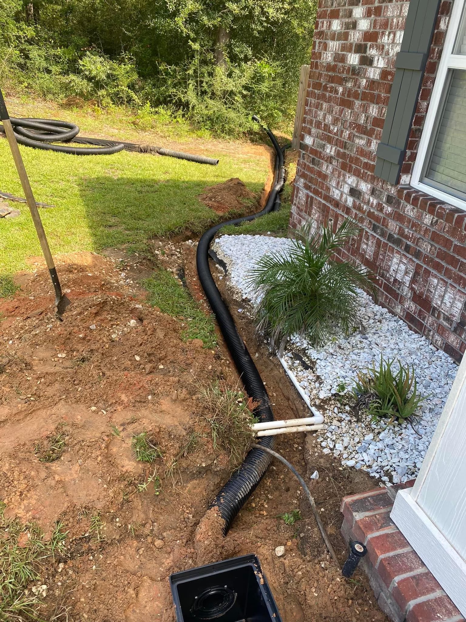 Yard Flooding Got You Down? We Install French Drains! Zion Landscaping in Miramar Beach FL